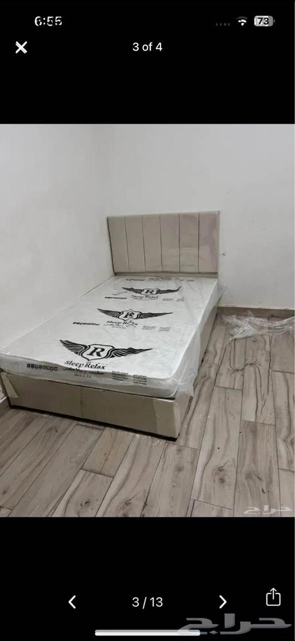 Single and a half bed with mattress, semi-new64469459768451110