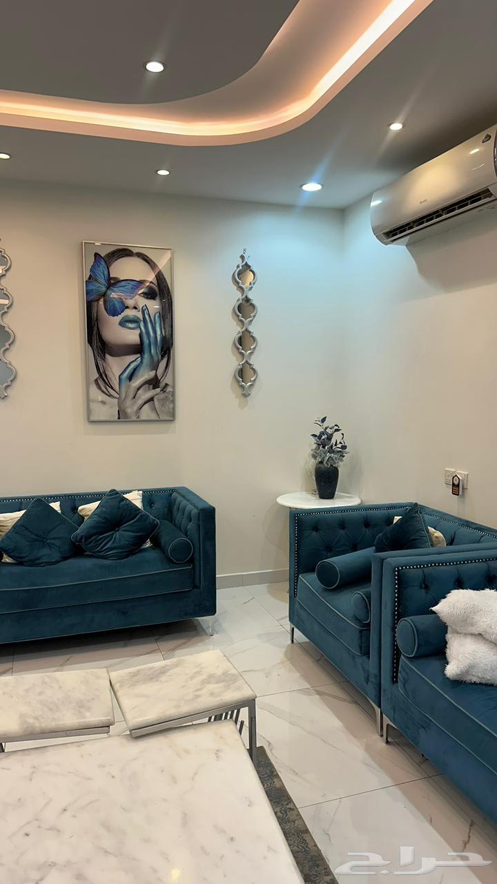 طقم كنب جديد ونظيف64471375751426111