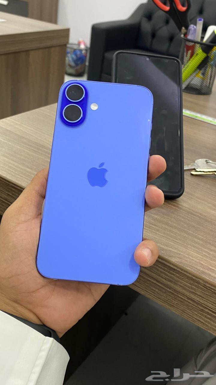 ايفون 16plus 256GB جهاز كالجديد بطاريته 10064469976339459113