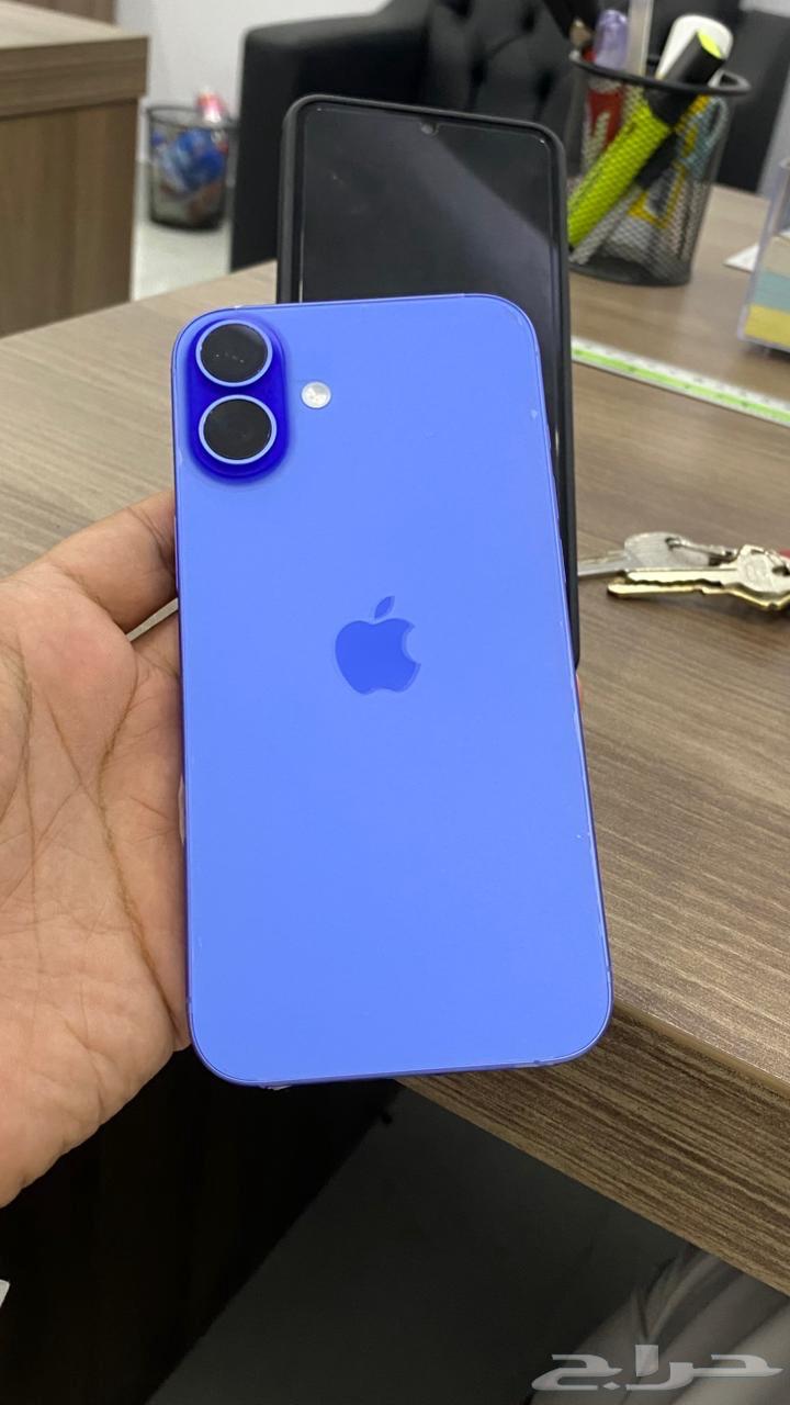 ايفون 16plus 256GB جهاز كالجديد بطاريته 10064469976339459110