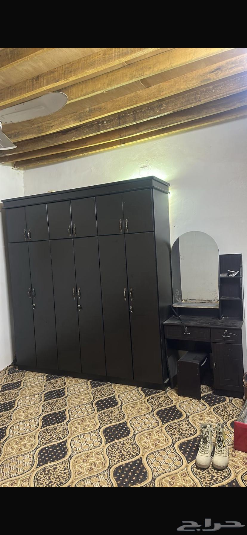 2 دولاب ملابس ومطبخ وسرير وتسريحه ومرايه64469851089027112
