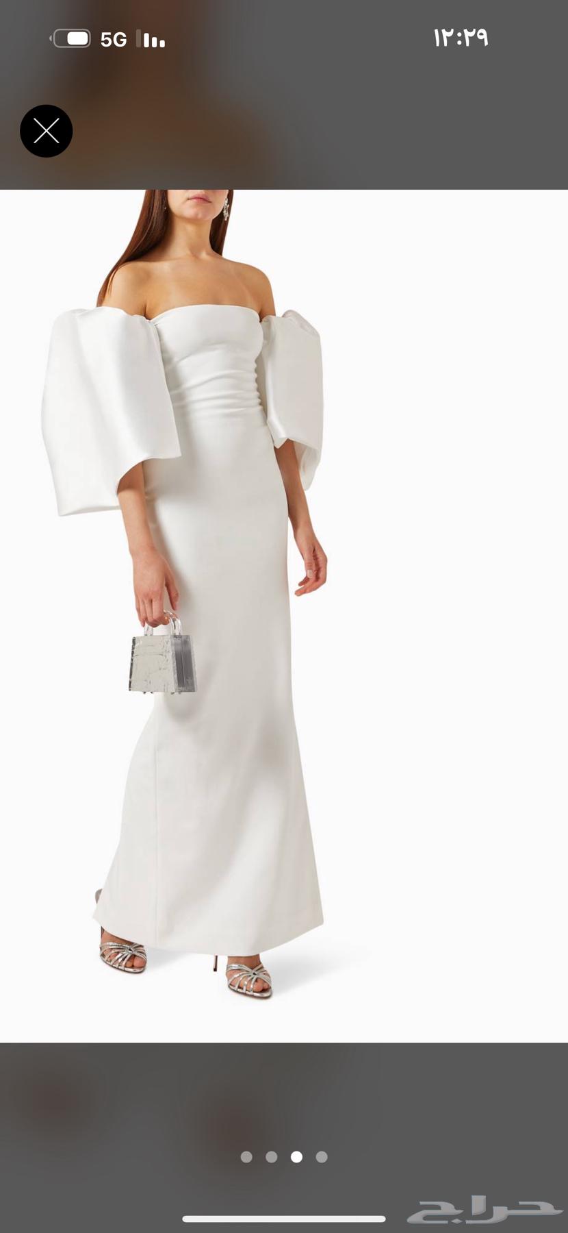 فستان سهرة أبيض سولاس لندن64464576938882110