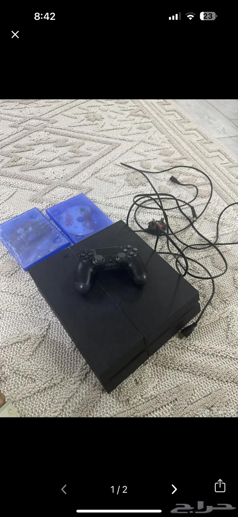 سوني فور ويد غير اصليه وشريطين فيفا 18 ونيد فور سبيد64470416214529112