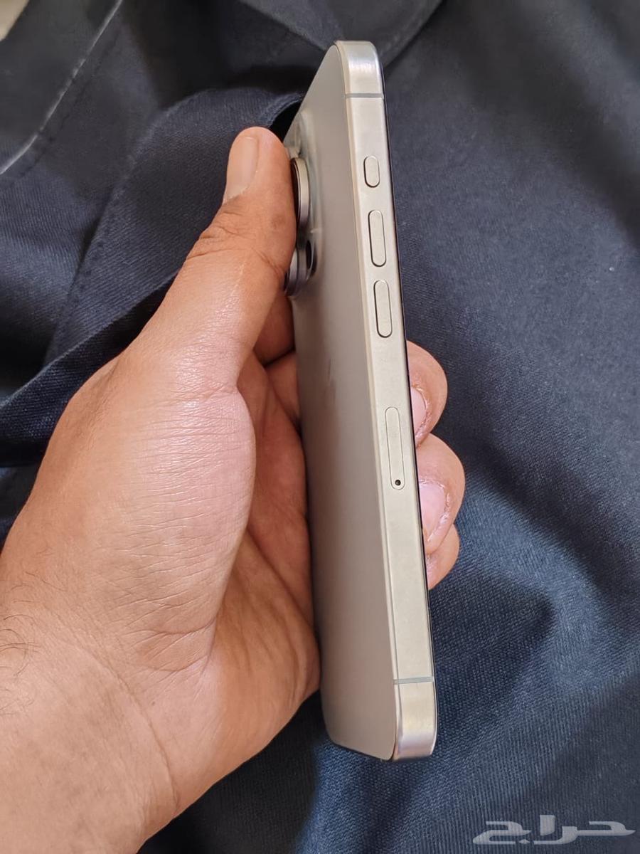 ايفون 15 برو تيتانيوم طبيعي البيع مستعجل في قمه النظافه64466334061571114