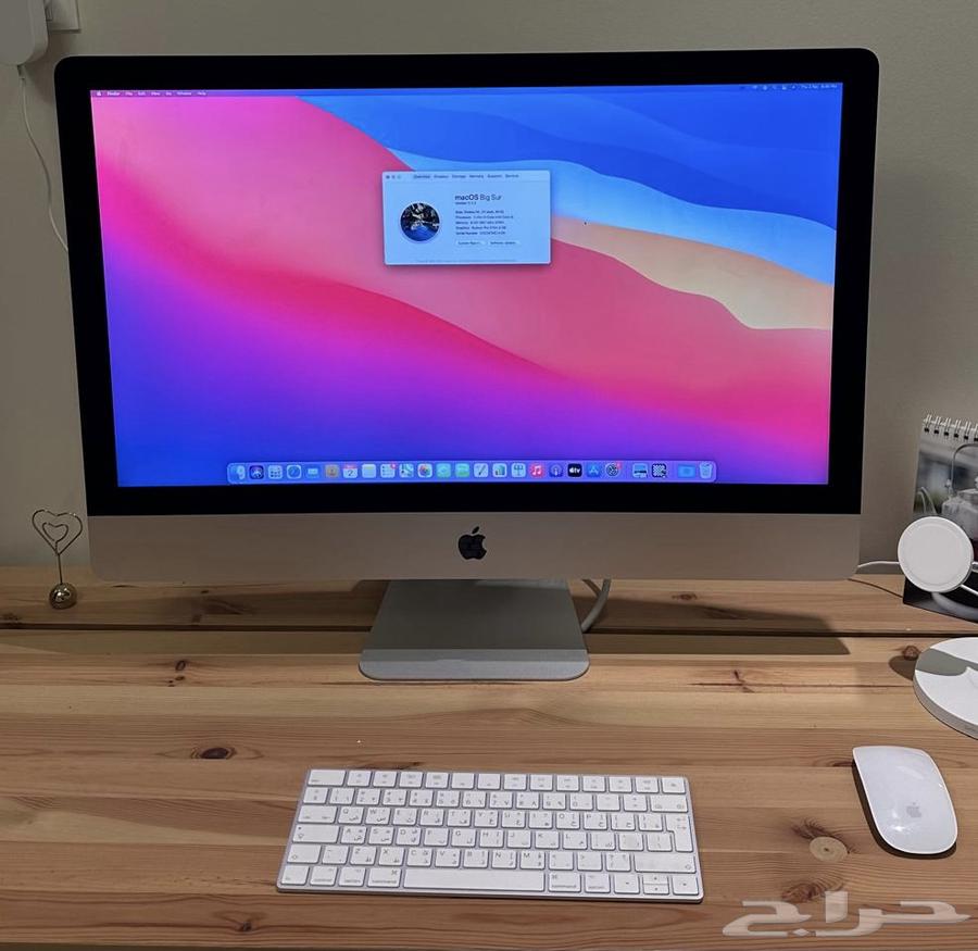 للبيع iMac 27-inch (Retina 5K  2019) بحالة ممتازة64468010553347110