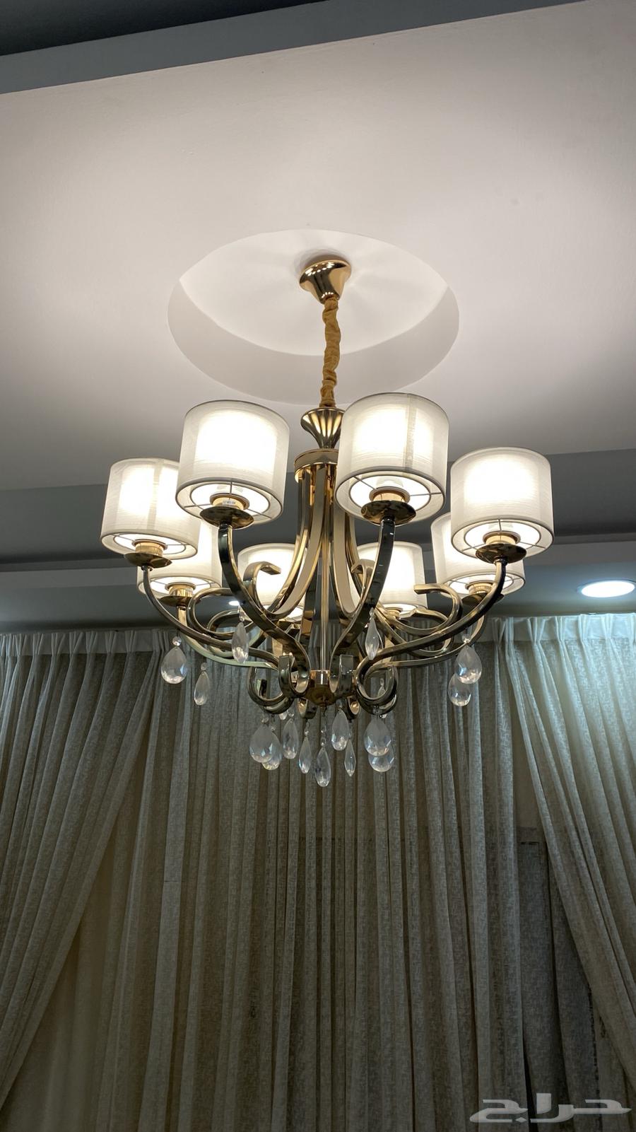 ثريا خمس لمبات فخمه خالية من العيوب64478471082625112