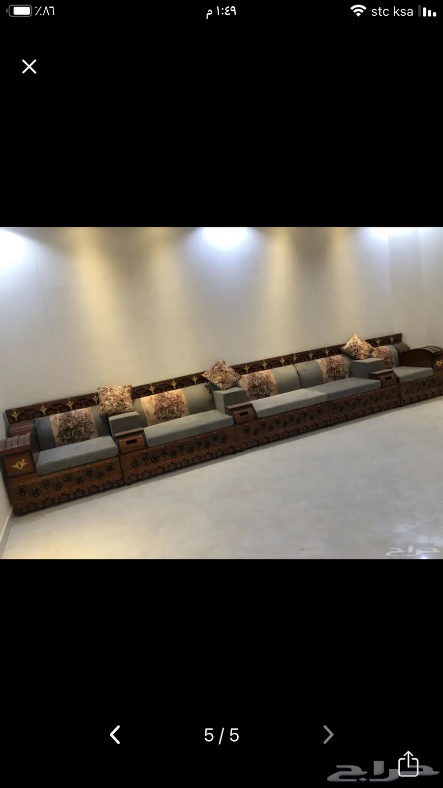 كنب للبيع 7قطع64474734683651112