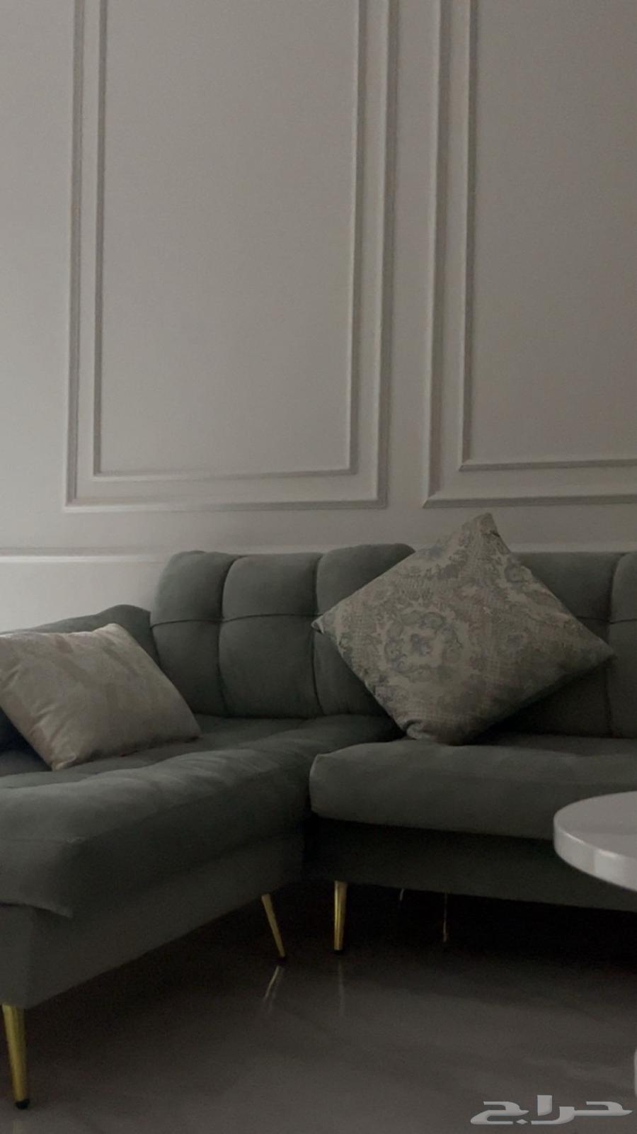 كنب صاله لون تيفاني مع ستاره وفي غساله اوتومتيك كمان64477562402306110