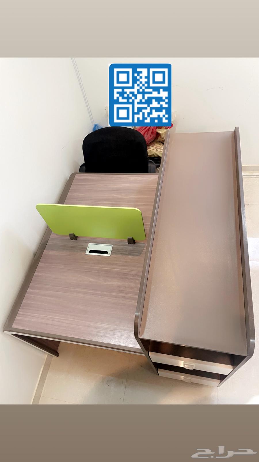طاولة مكتب شخصين وحدة مكتبية مشتركة64475556755074111