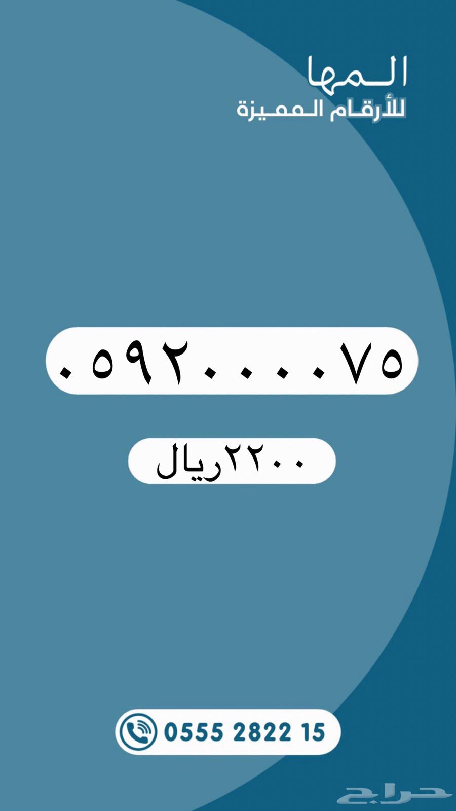 Distinctive Numbers from Saudi Telecom Company STC64478498556546110