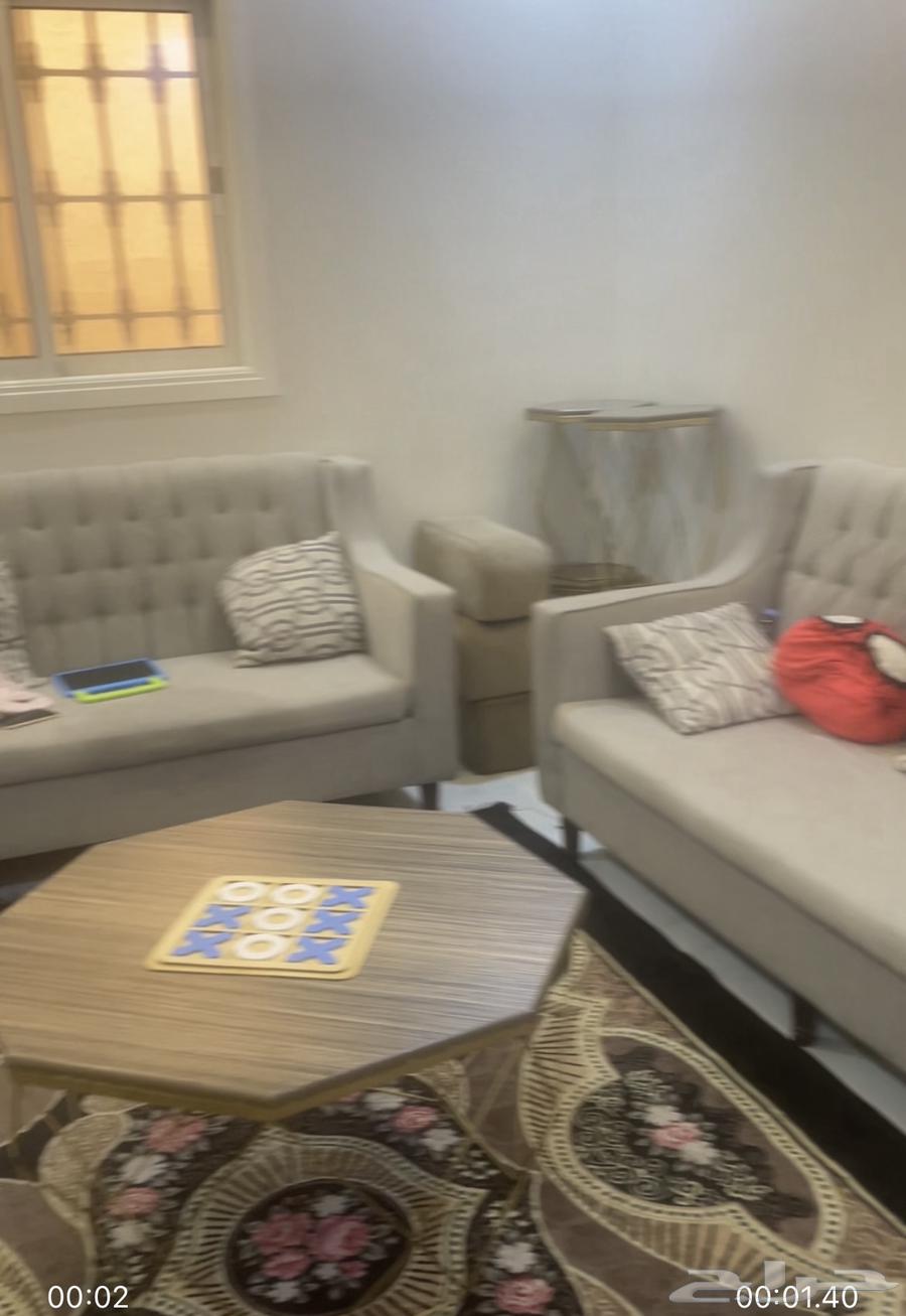 Sofa with recliner and tables for sale64476212085507111