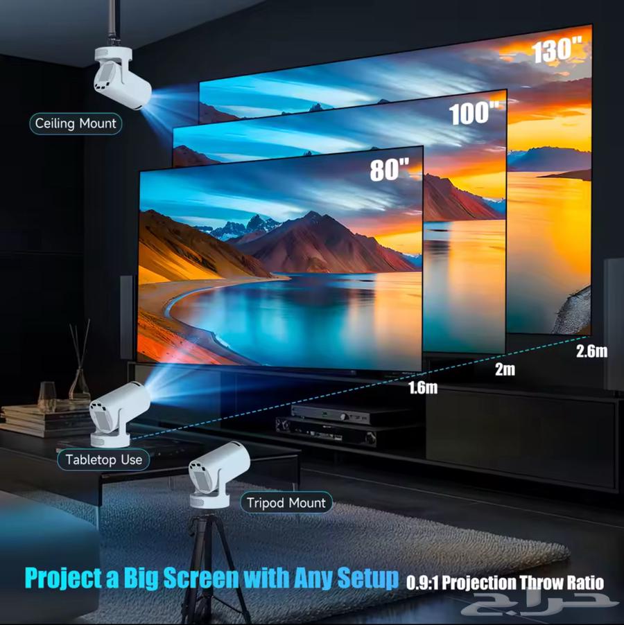 MAGCUBIC HY300pro Smart 4K Projector64476643079682111