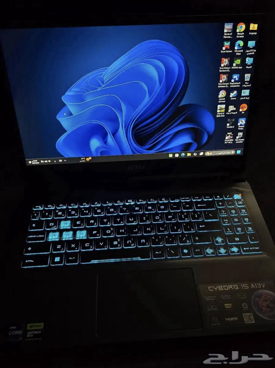 لابتوب msi كيبورج 15 لابتوب ألعاب64475847587074110