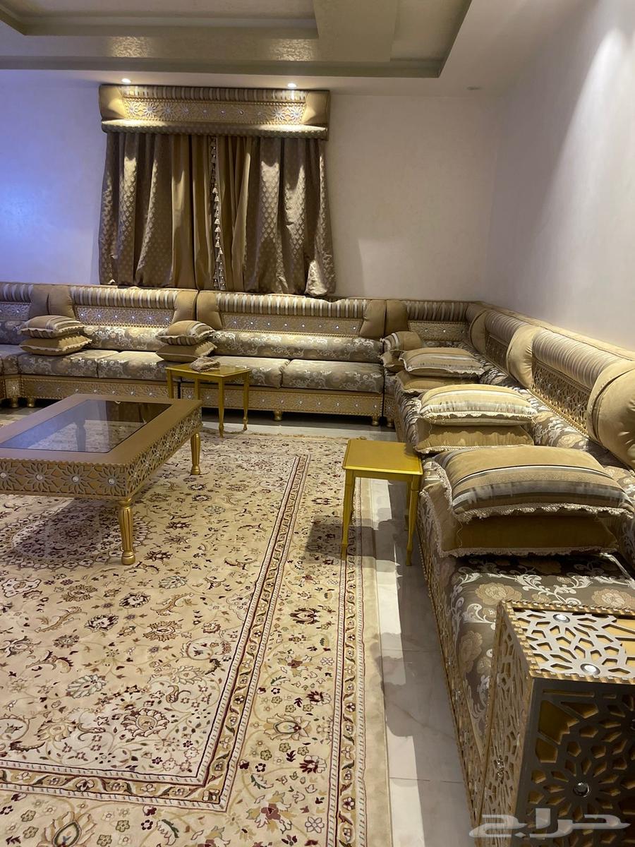 كنب مجلس مغربي نحت يدوي للبيع مقاسه خمسة في ستة ونص64471773891201111