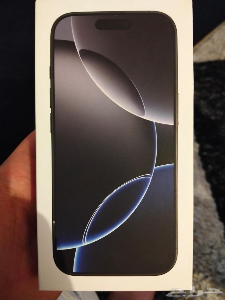 iPhone 16 Pro Black Titanium 128GB from STC, never opened64471746477313111