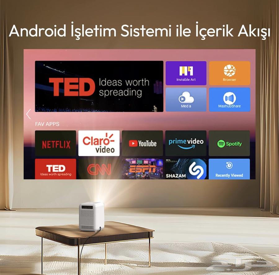 بروجكتر شاشه عرض باينتك 200 بوصه جديد64477728076674114