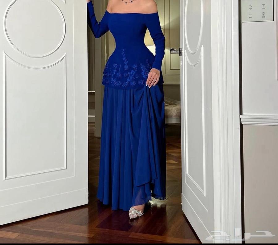 فساتين للبيع الازرق لبسه وحده بس والبنفسجي جديد لم يلبس64472503007746110