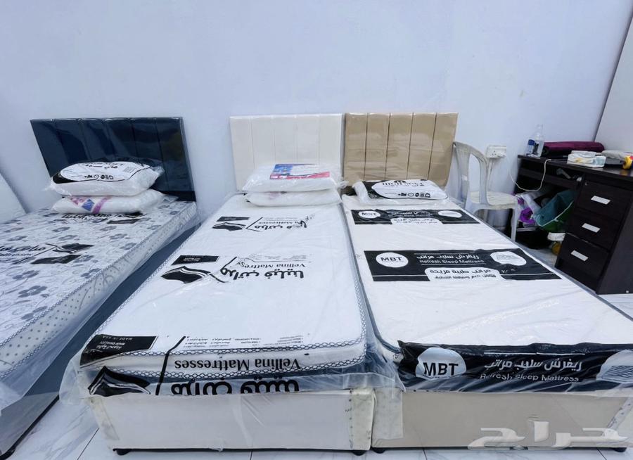 Single Wooden Beds with Foam Mattresses and Base64476768758786112