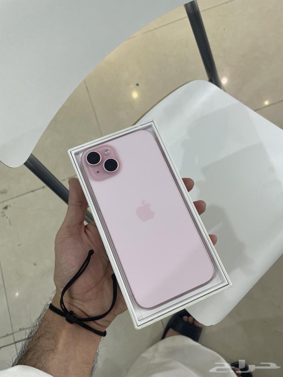 ايفون 15 بلص وردي لللبيع64476280548355110