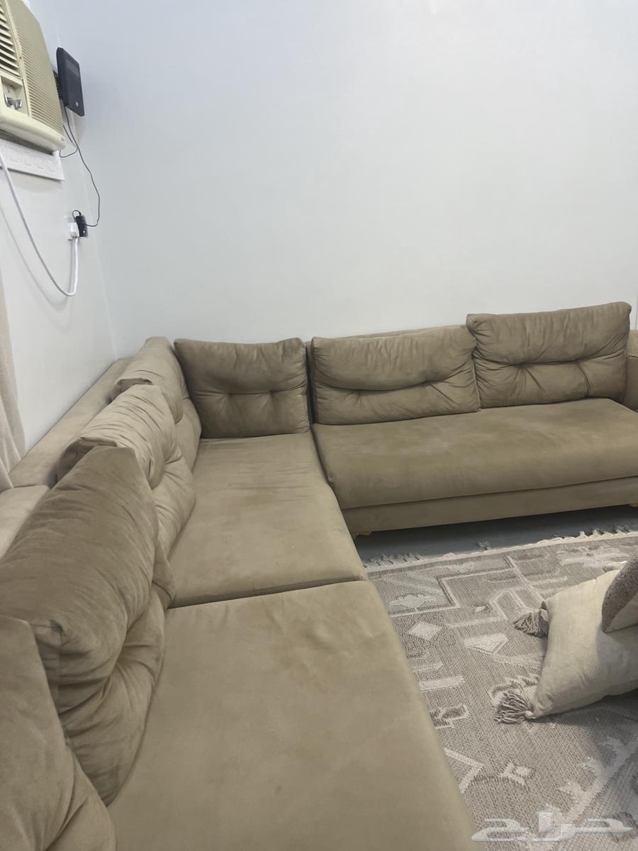 L-shaped connected sofa, couch, curtain64475058915585112