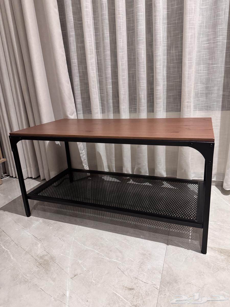 Sofa, coffee table, dining table with 8 chairs, and lamp for sale64477685995778111