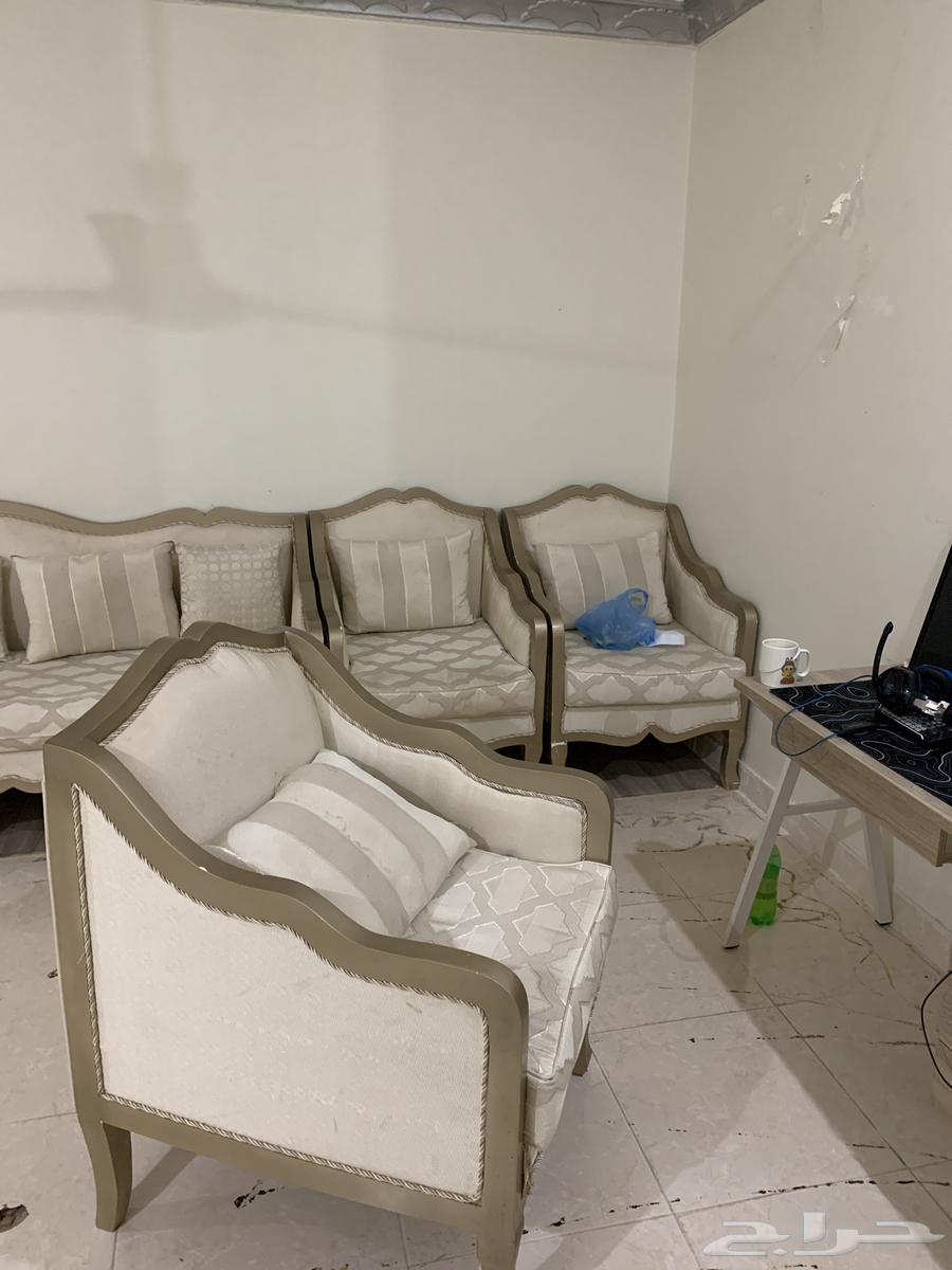 كنب مستخدم اخو الجديد مجلس حريم كامل 11 قطعه مع طولات64473512997507114