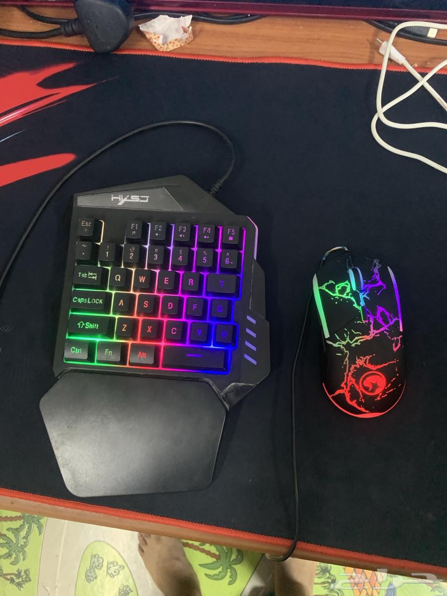 Gaming mouse and keyboard with large mouse pad gift64472475649539110
