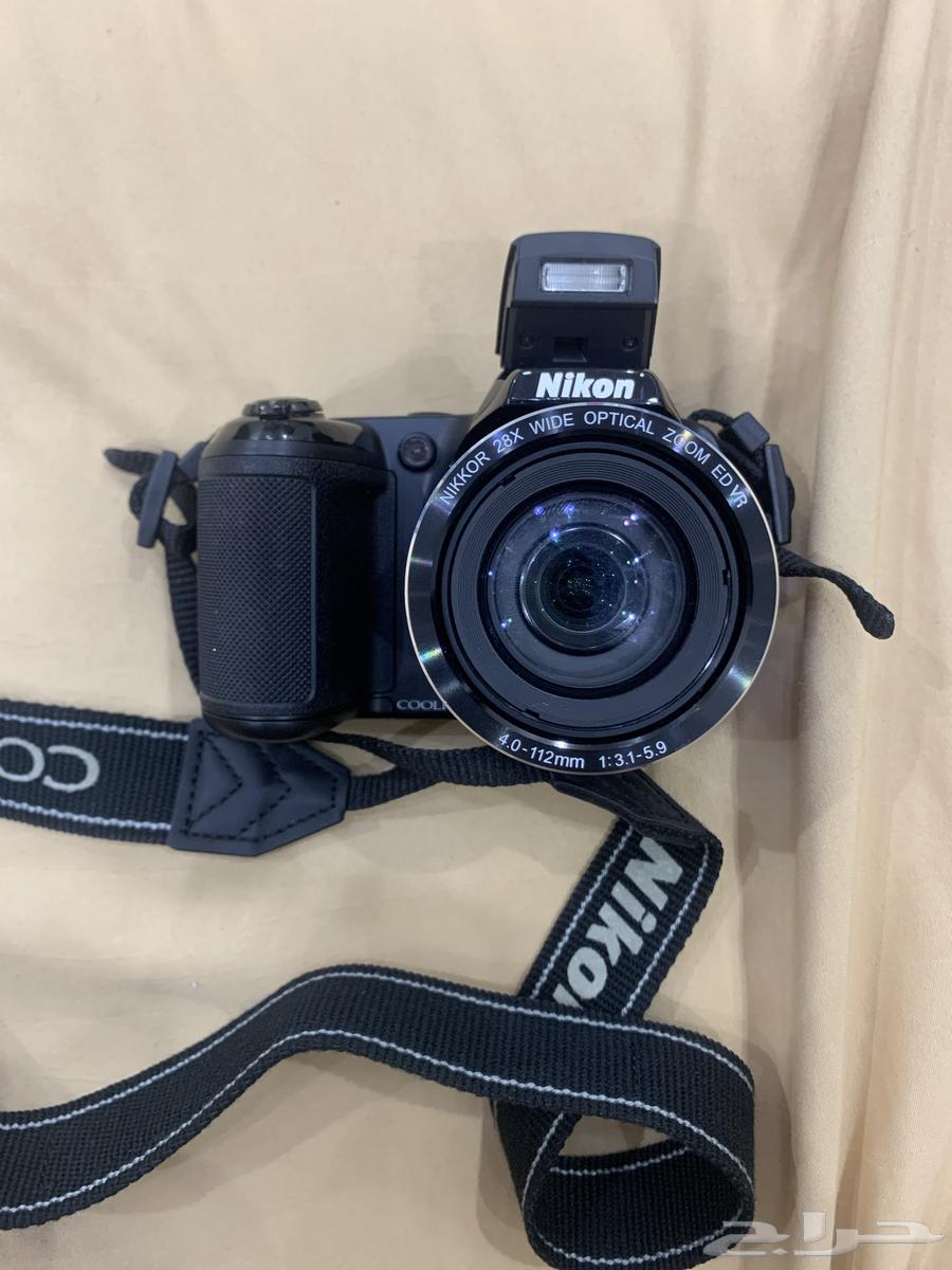كميراNikon مع الشاحن والشنطة بحالة الوكاله لاعلى سوم64472228244993114