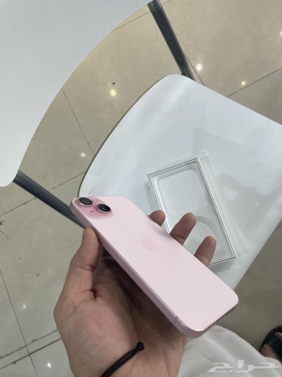ايفون 15 بلص وردي لللبيع64476280548355112