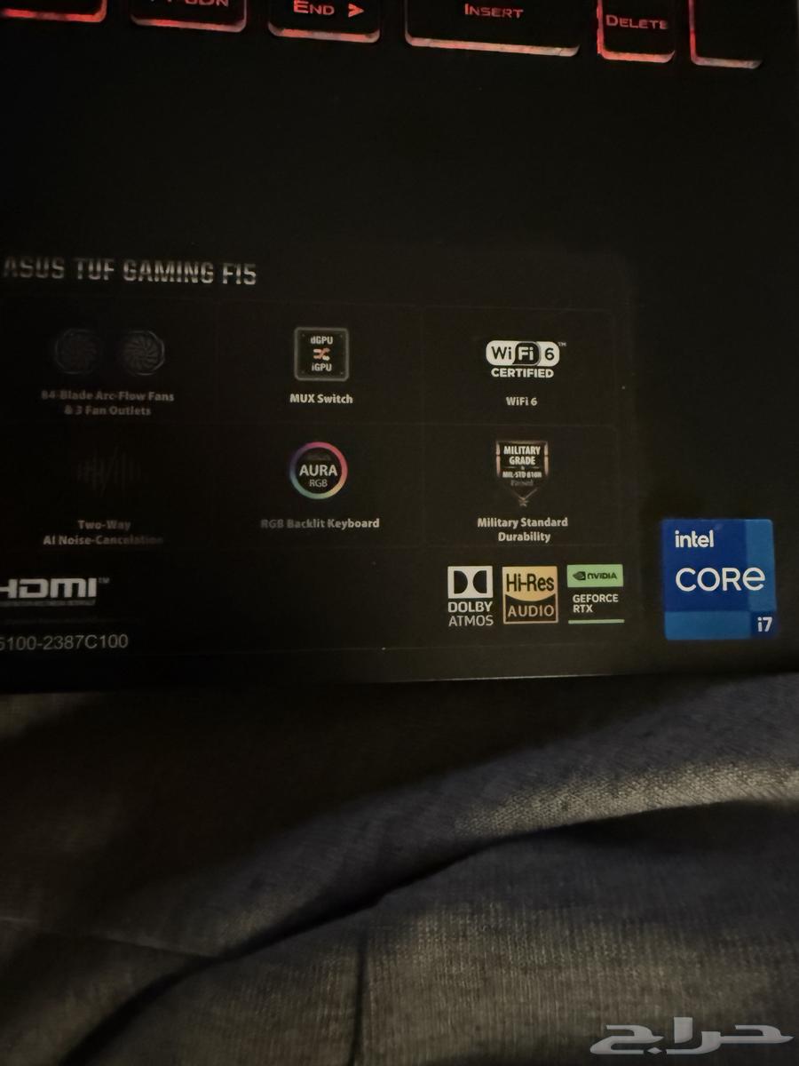 لابتوب قيمنق asus Tuf F1564474299364098112