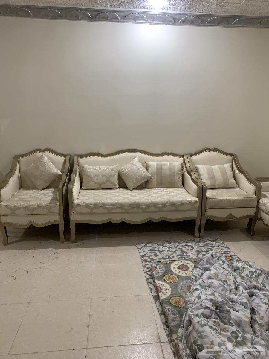 كنب مستخدم اخو الجديد مجلس حريم كامل 11 قطعه مع طولات64473512997507113