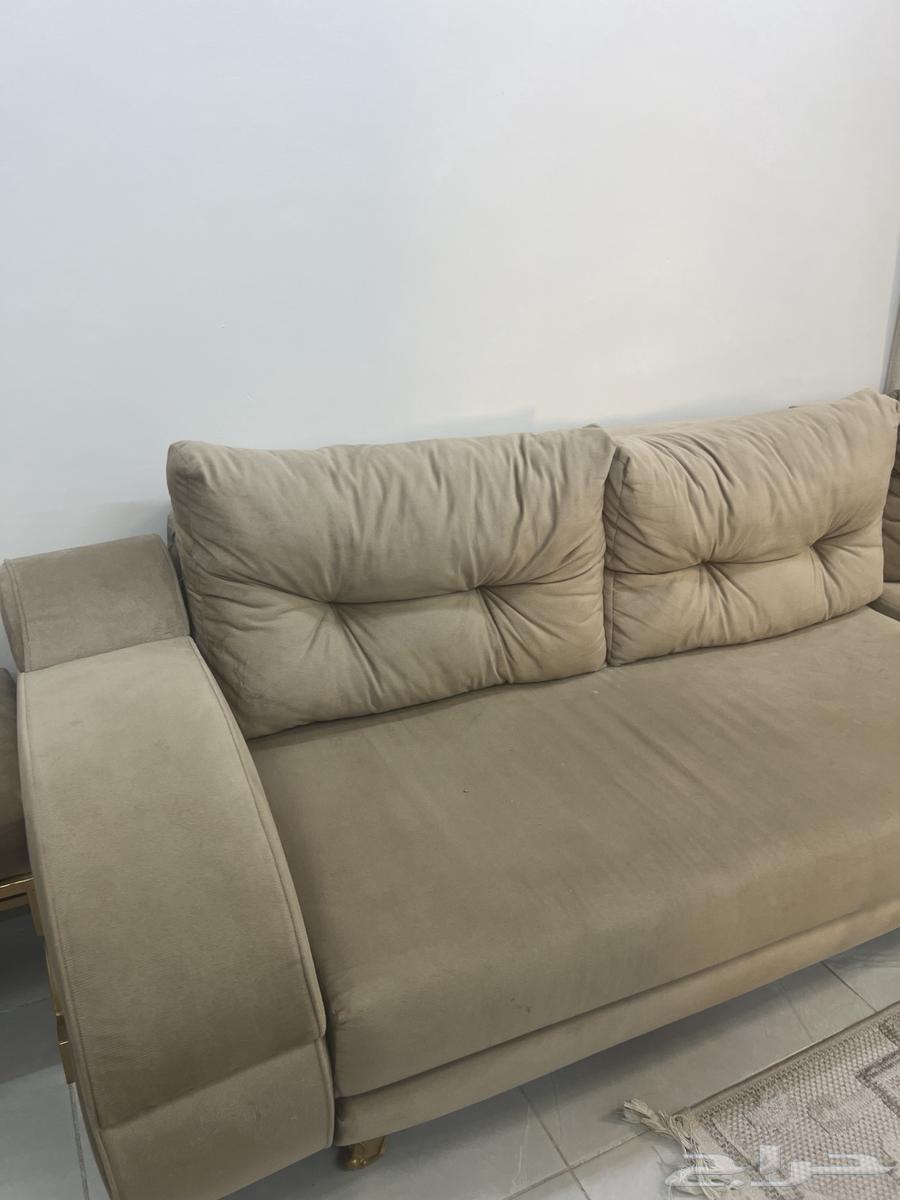 L-shaped connected sofa, couch, curtain64475058915585111