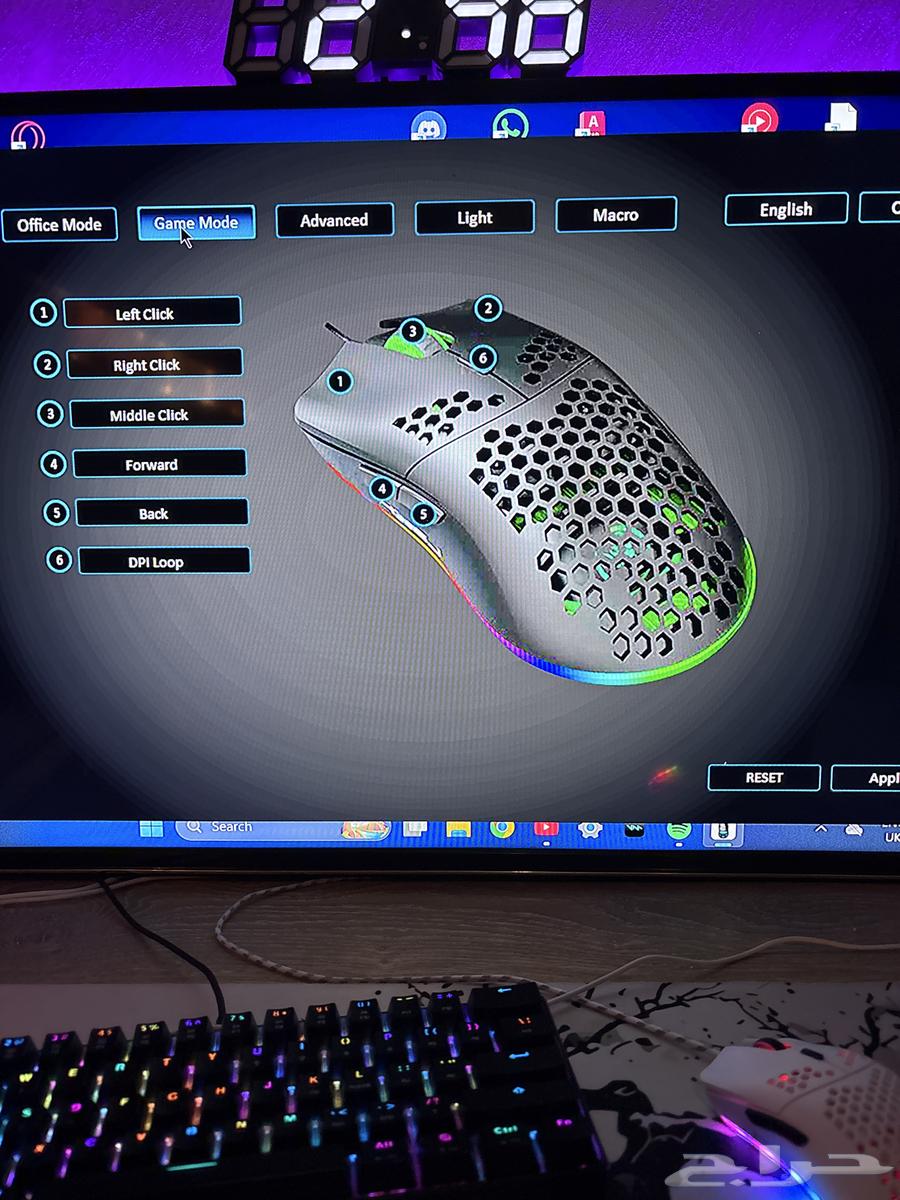 CK61 Mechanical Keyboard Blue Switch with HXSJ J900 Mouse64475101989379113