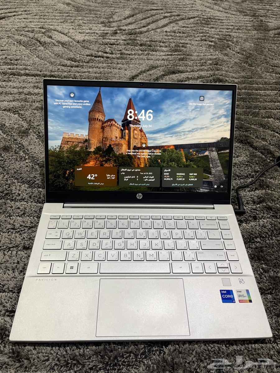 لابتوب hp للبيع 1TR- معالج CORE i764475115894785111