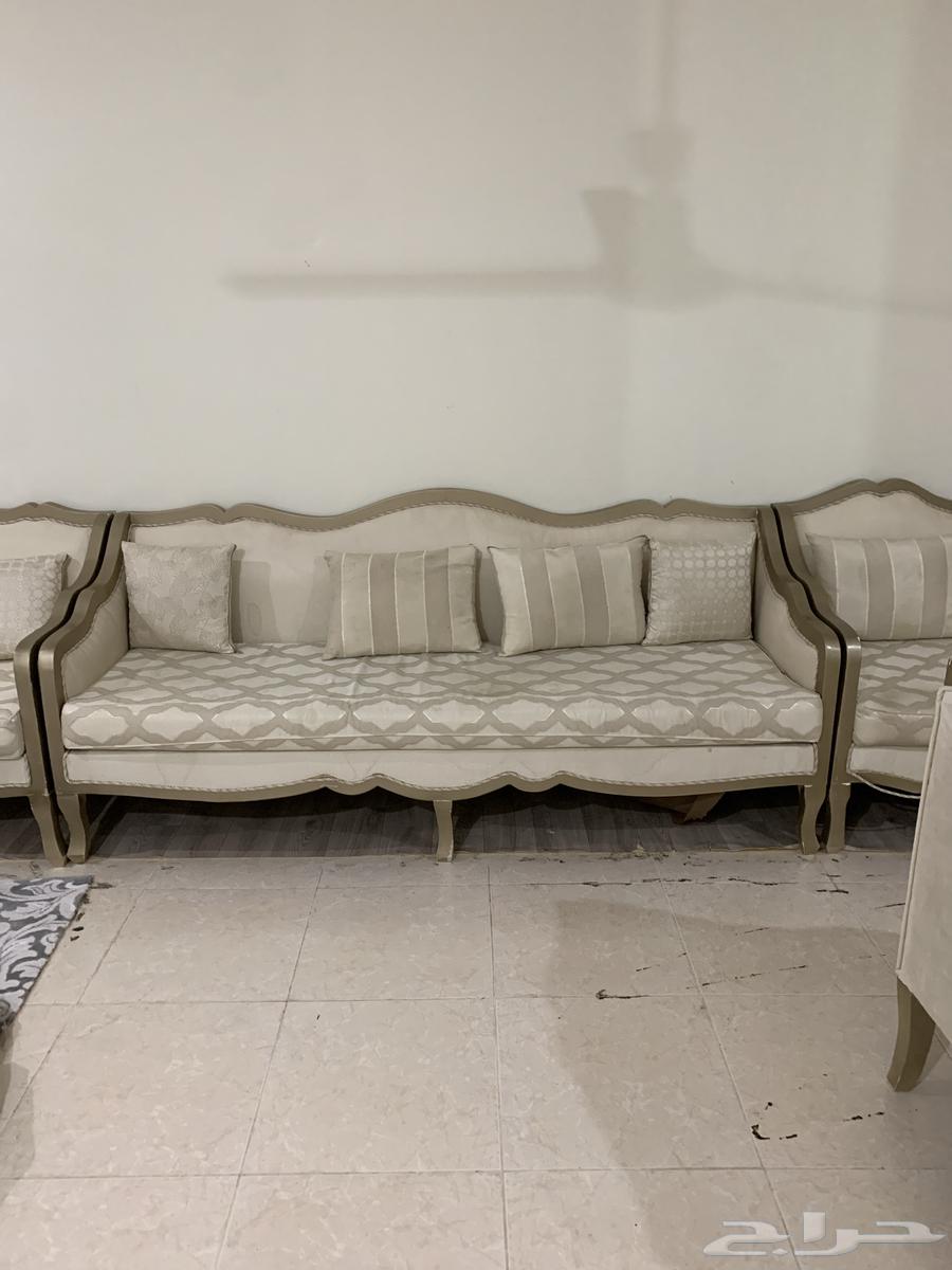 كنب مستخدم اخو الجديد مجلس حريم كامل 11 قطعه مع طولات64473512997507110