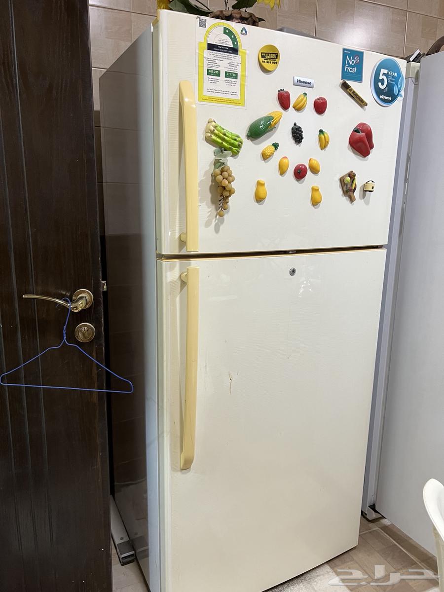 ثلاجة كبيرة مع فريزر للبيع64477240691843110