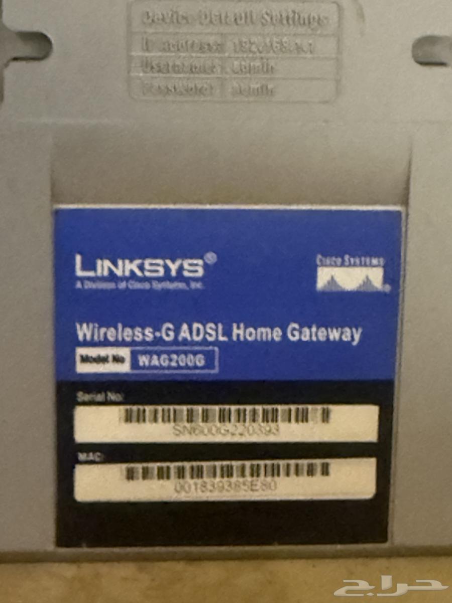 For sale LINKSYS WAG200G modem used in excellent condition64472297471875114