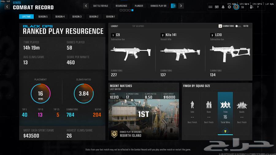 حساب رانك وارزون كريمسون للبيع64478539832066111