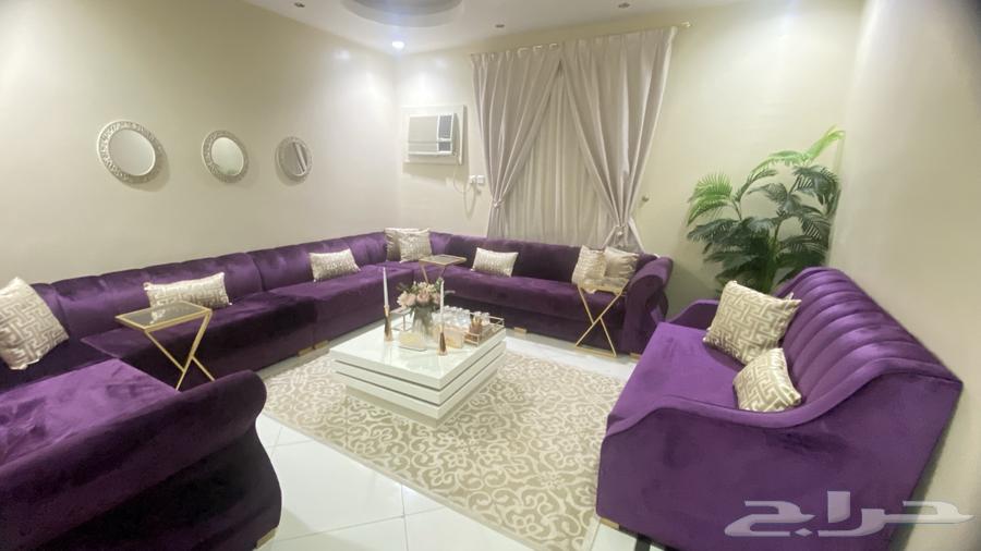 كنب متصل مخمل بحاله ممتازه64450637864577113