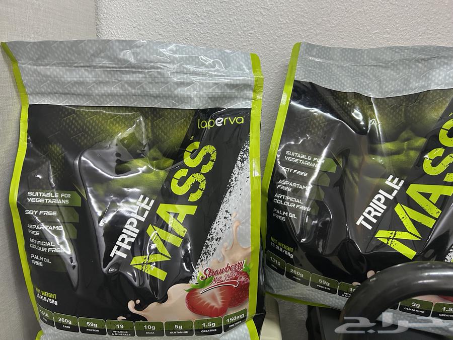 كلهم 500 ريال بروتين 2 لكمال الأجسام وزيادة الوزن 2 كريتين.64474235867523110