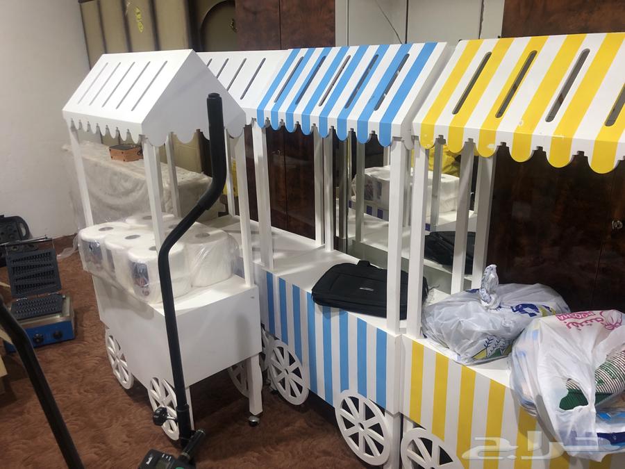 Popcorn Maker, New Waffle Maker and Carts64477450523139112