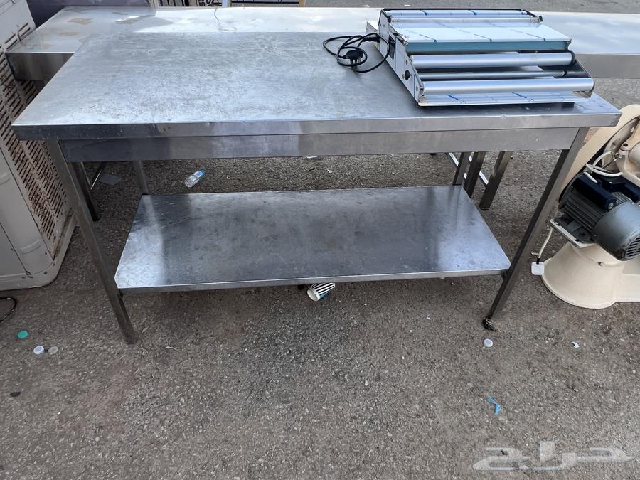 Stainless steel tables, mixer, and packaging machine64472076000387110