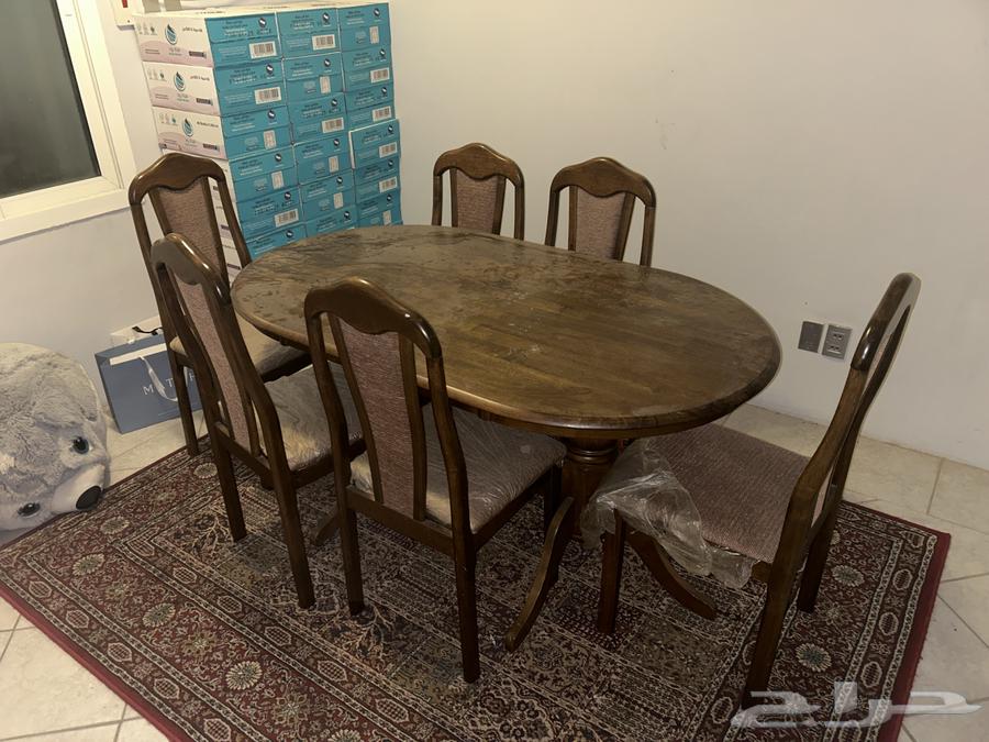 طاوله خشب سته اشخاص64476559289346110