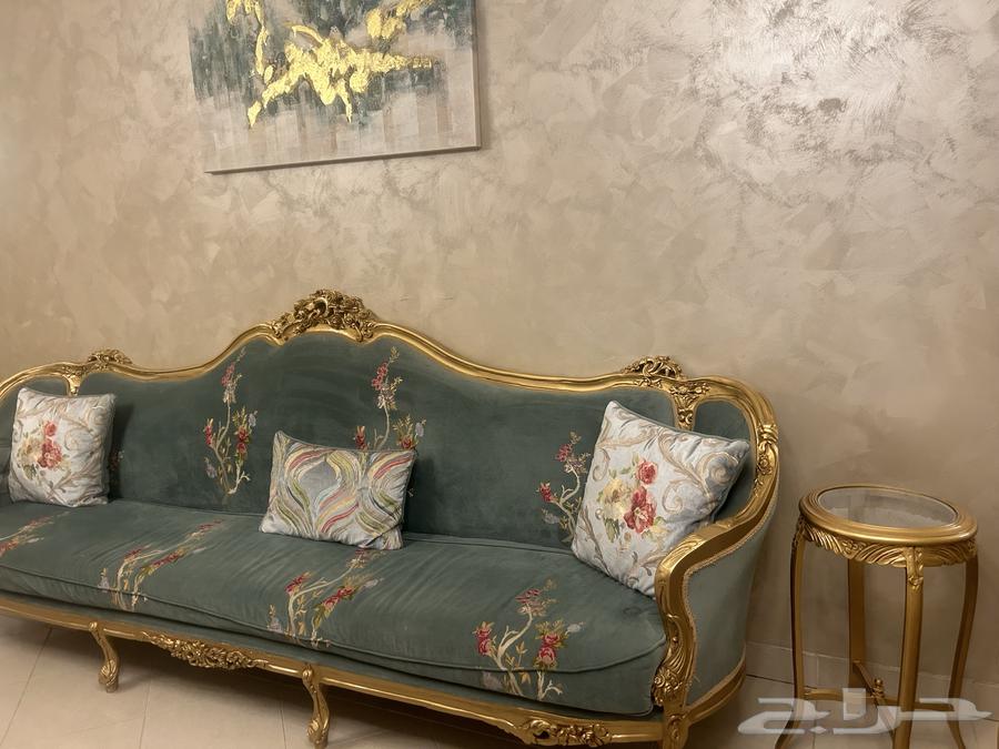 Sofa set for sale, 5 pieces with table and curtains64471718745858110