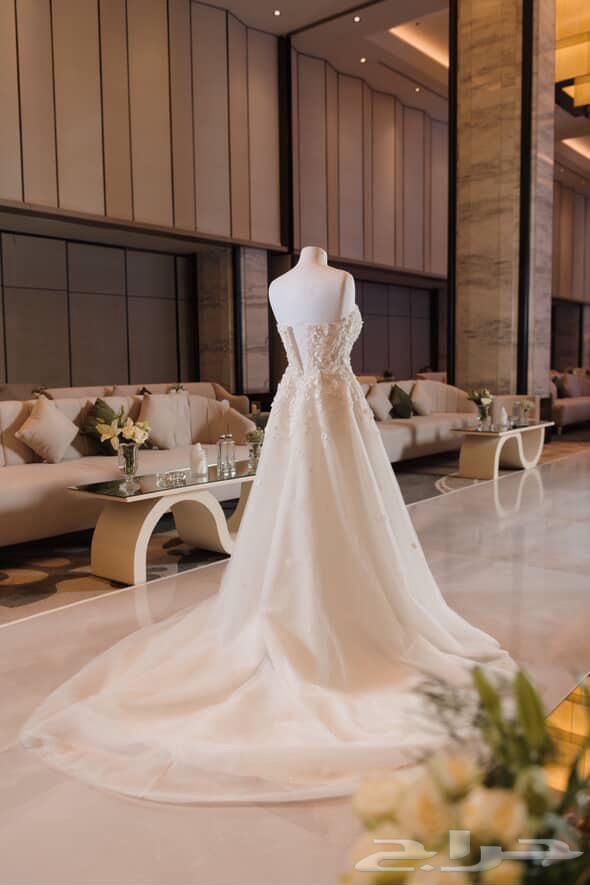 فستان زواج جديد مع طرحه وجيبون64473653220609111