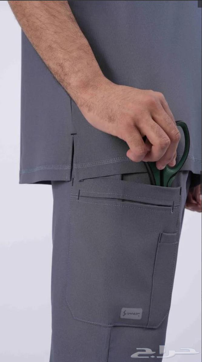 سكرب زي طبي رصاصي غامق رجالي64475598134658111