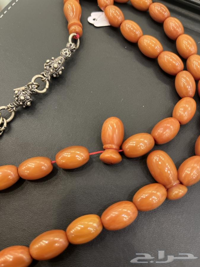 مسبحة مسكي فاتوران قديم نادر صب قديم64477990614657111