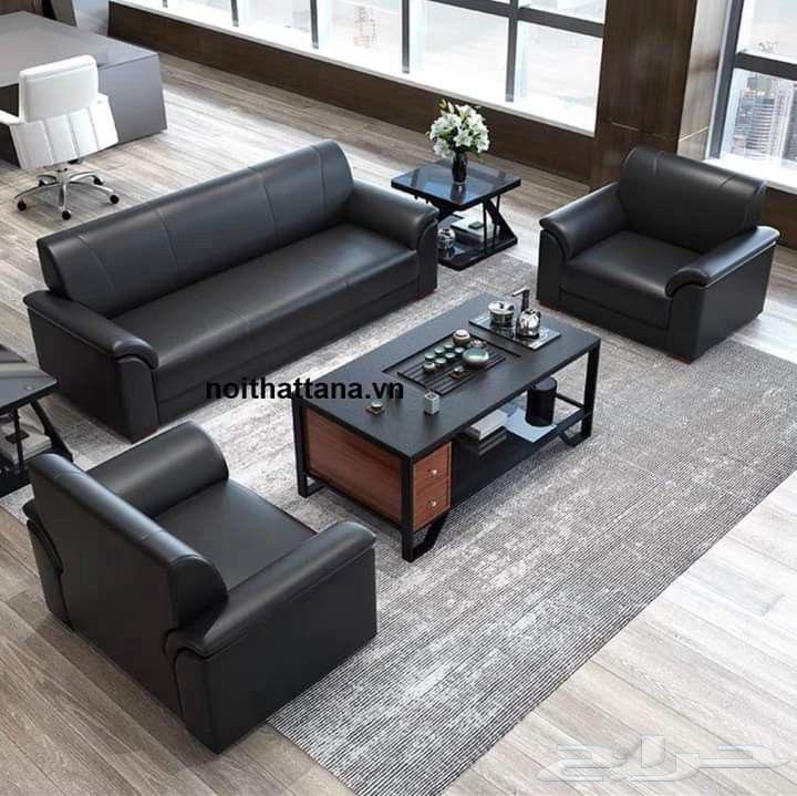 كنب مكتبي جلد مريحة و تصاميم رائعة و عصرية و توصيل نفسو يوم64475763851009110