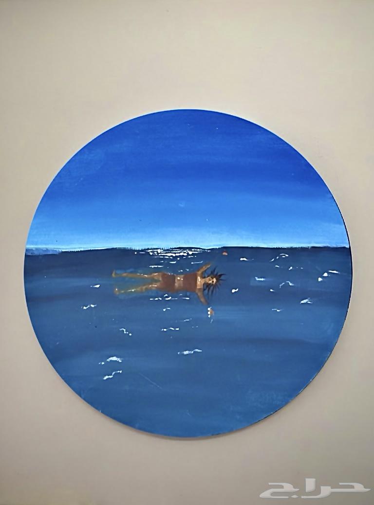 لوحه زيتيه دائريه للبيع64474075753474110
