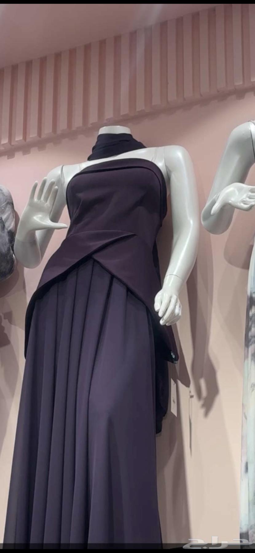 فساتين للبيع الازرق لبسه وحده بس والبنفسجي جديد لم يلبس64472503007746111